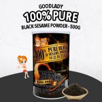 100% Pure Black Sesame Powder - 500g